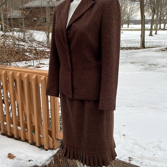 Le Suit vintage stylish herringbone suit 10 - Picture 4 of 15